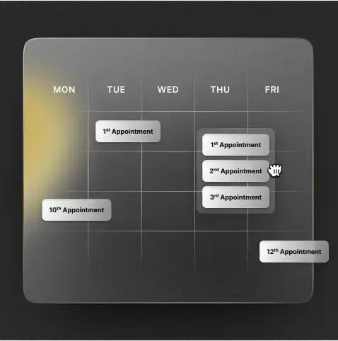 TattooPro team scheduling dashboard
